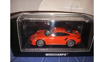 Porsche 911 Turbo S 2016 , масштабная модель, Minichamps, scale43