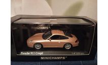 Porsche 911 Coupe 2001 Lacs silver, масштабная модель, Minichamps, scale43