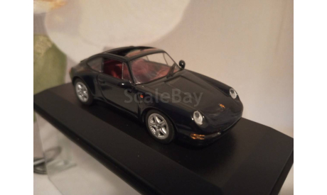 Porsche 911(993) Targa 4S Cobalt Blue Metallic, масштабная модель, Minichamps, scale43