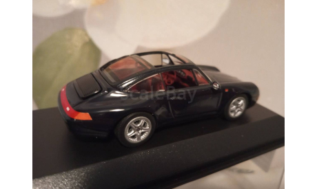 Porsche 911(993) Targa 4S Cobalt Blue Metallic, масштабная модель, Minichamps, scale43