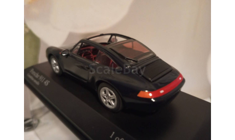 Porsche 911(993) Targa 4S Cobalt Blue Metallic, масштабная модель, Minichamps, scale43