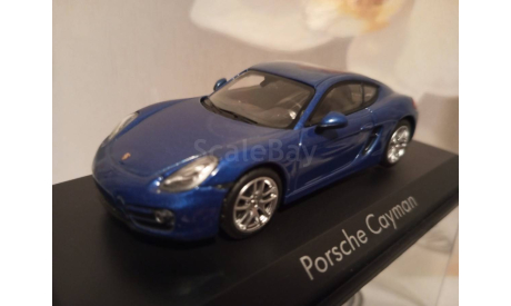 Porsche Cayman  2013 Blue, масштабная модель, Norev, scale43