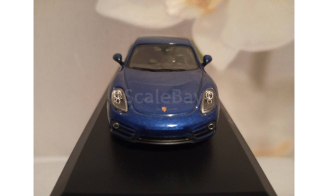 Porsche Cayman  2013 Blue, масштабная модель, Norev, scale43