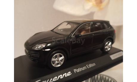Porsche Cayenne Platinum Edition 2014 ⚫, масштабная модель, Minichamps, scale43