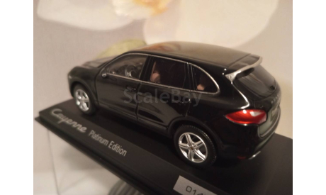 Porsche Cayenne Platinum Edition 2014 ⚫, масштабная модель, Minichamps, scale43