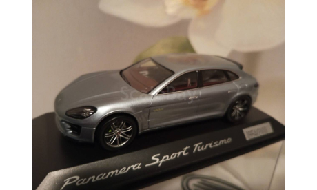 Porsche Panamera Sport Turismo Light Blue, масштабная модель, Spark, scale43
