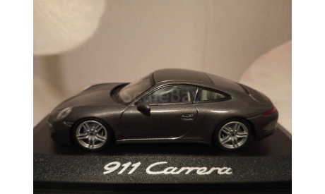 Porsche (991) Carrera 2012 Grey, масштабная модель, Minichamps, scale43