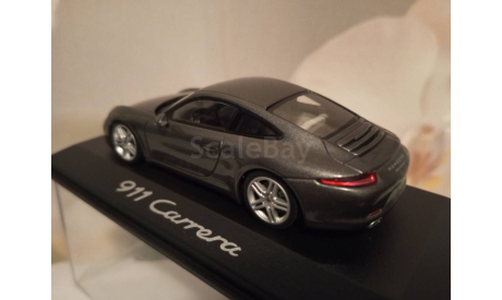 Porsche (991) Carrera 2012 Grey, масштабная модель, Minichamps, scale43