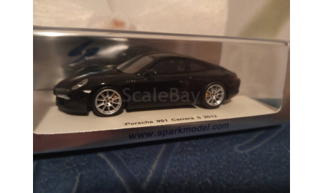 Porsche 991 Carrera S 2012, масштабная модель, Spark, scale43