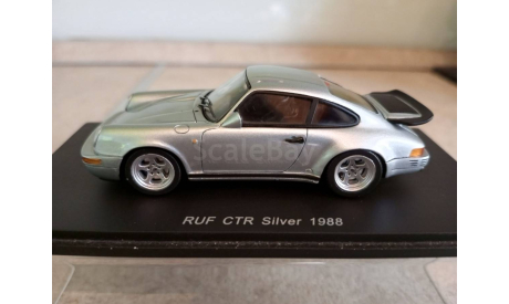 Porsche RUF CTR Silver 1988, масштабная модель, Spark, scale43
