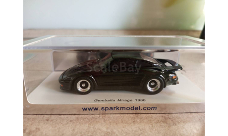 Porsche Gemballa Mirage 1988, масштабная модель, Spark, scale43