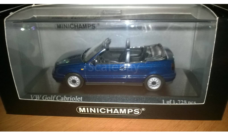 Volkswagen Golf III Cabriolet 1993, масштабная модель, Minichamps, 1:43, 1/43