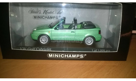 Volkswagen Golf IV Cabriolet 1999, масштабная модель, Minichamps