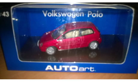 Volkswagen Polo, масштабная модель, Autoart, 1:43, 1/43