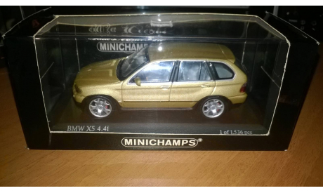 BMW X5 4.4i (e53) 2000, масштабная модель, Minichamps, scale43