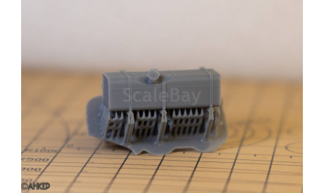 Бак Камаз 250л., запчасти для масштабных моделей, Ahkep Model’s, scale43