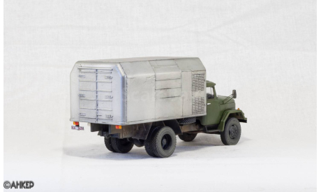 Фургон ЛУМЗ-890 на базе Амур-531350, масштабная модель, ЗИЛ, MODIMIO, 1:43, 1/43