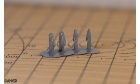 Ручки дверные Москвич-407, запчасти для масштабных моделей, Ahkep Model’s, scale24