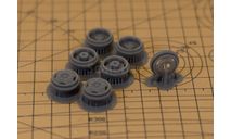 Диски для ЗИЛ-130 под резину 1/43, запчасти для масштабных моделей, Ahkep Model’s, scale43