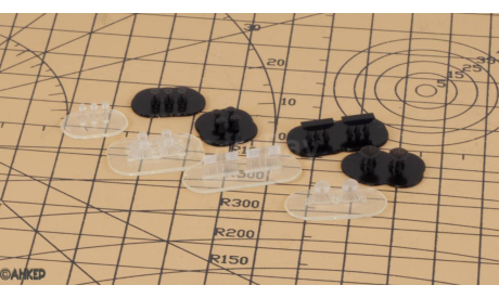 Набор оптики для Tatra 815, запчасти для масштабных моделей, Ahkep Model’s, scale43
