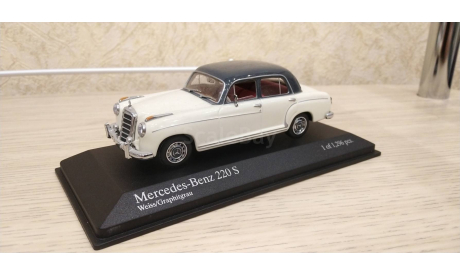 mercedes 220 s, масштабная модель, Mercedes-Benz, Minichamps, scale43