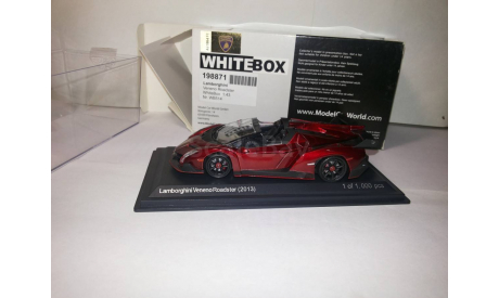 Lamborghini Veneno Whitebox, масштабная модель, 1:43, 1/43