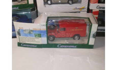 Land Rover series III 109 FIRE BRIGADE Cararama 1/43, масштабная модель, 1:43, Bauer/Cararama/Hongwell