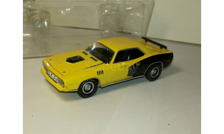 Plymouth Cuda Hemi 1971г ERTL 1/43 с дефектами, масштабная модель, 1:43, ERTL (Auto World)