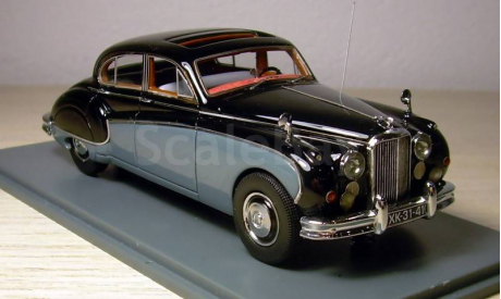 1:43  Jaguar MK VIII Neo - Black Blue, масштабная модель, Neo Scale Models, 1/43