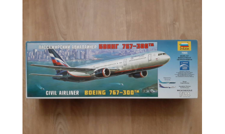 Boeing 767-300, сборные модели авиации, Звезда, scale144