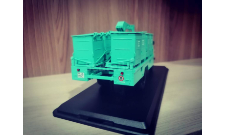 Контейнерный мусоровоз М-30 (53) бирюзовый, масштабная модель, ГАЗ, Start Scale Models (SSM), scale43