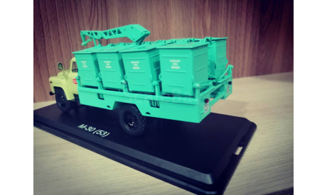 Контейнерный мусоровоз М-30 (53) бирюзовый, масштабная модель, ГАЗ, Start Scale Models (SSM), scale43