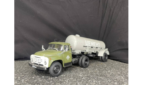 ЗИЛ -130 В1 с полуприцепом ТЦ-4, масштабная модель, Автоистория (АИСТ), scale43