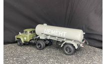 ЗИЛ -130 В1 с полуприцепом ТЦ-4, масштабная модель, Автоистория (АИСТ), scale43