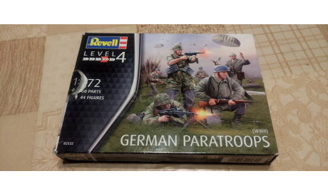 Немецкие парашютисты, фигурка, Revell, scale72