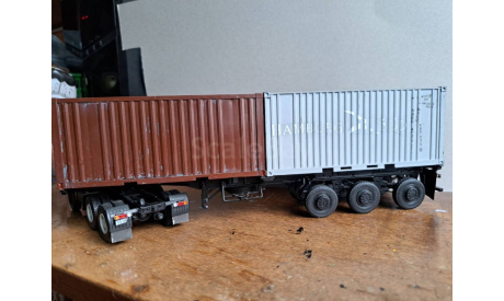 МАЗ 6422 контейнеровоз, масштабная модель, Автоистория, scale43