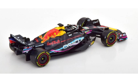 Red Bull RB19 #1 Max Verstappen 2023 Miami GP 1:43 Bburago, масштабная модель, 1/43