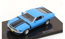 Ford Mustang Boss 302 1970 blue/black 1:43 Ixo, масштабная модель, IXO Road (серии MOC, CLC), scale43