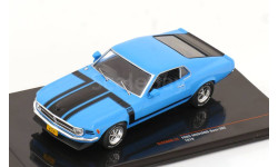 Ford Mustang Boss 302 1970 blue/black 1:43 Ixo