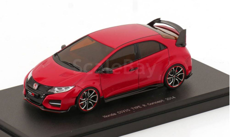 Honda Civic Type R concept 2014 red 1:43 Ebbro, масштабная модель, scale43