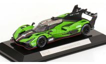 Lamborghini SC63 FIA 2023 light green 1:43 Bburago, масштабная модель, scale43