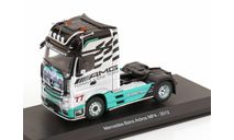 Mercedes-Benz Actros MP4 AMG Petronas F1 Team 2012 1:43 Hachette Truck, масштабная модель, scale43