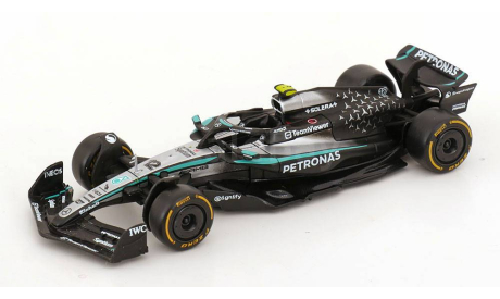 Mercedes F1W16 #12 Kimi Antonelli 2025 1:43 Bburago, масштабная модель, Mercedes-Benz, 1/43