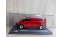 Volkswagen T5 Transporter 2003 red 1:43 Minichamps, масштабная модель, scale43