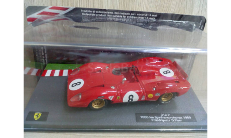 Ferrari 312 P #8 2nd 1000km Spa 1969  1:43 Altaya, масштабная модель, scale43
