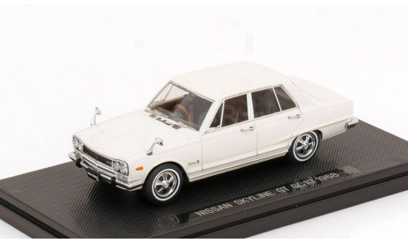Nissan Skyline GT GC10 1968 white 1:43 Ebbro, масштабная модель, scale43