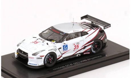Nissan Skyline GT-R GT1 2009 Silverstone (R35) 1:43 Ebbro, масштабная модель, scale43