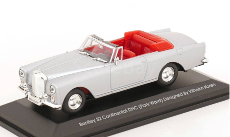 Bentley S2 Continental DHC Park Ward silver 1:43 Yat Ming, масштабная модель, scale43