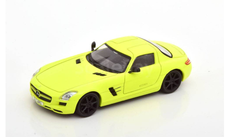 Mercedes Benz SLS AMG Coupe yellow 1:43 Solido, масштабная модель, Mercedes-Benz, scale43