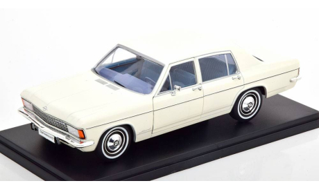 Opel Admiral B 1969 white 1:24 Hachette, масштабная модель, scale24